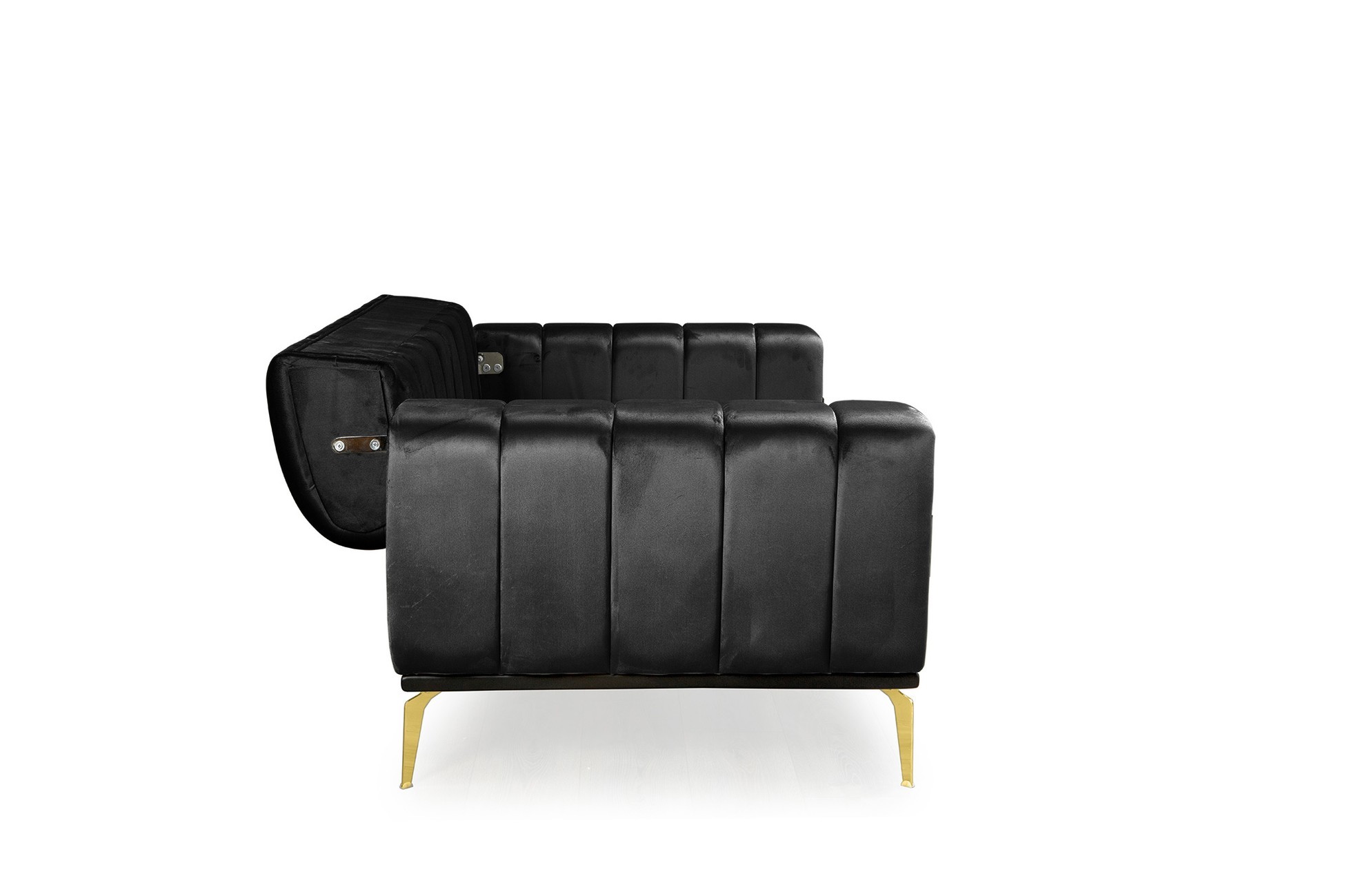 Couch 3-Sitzer IRON in verschiede Farben & Fußfarben
