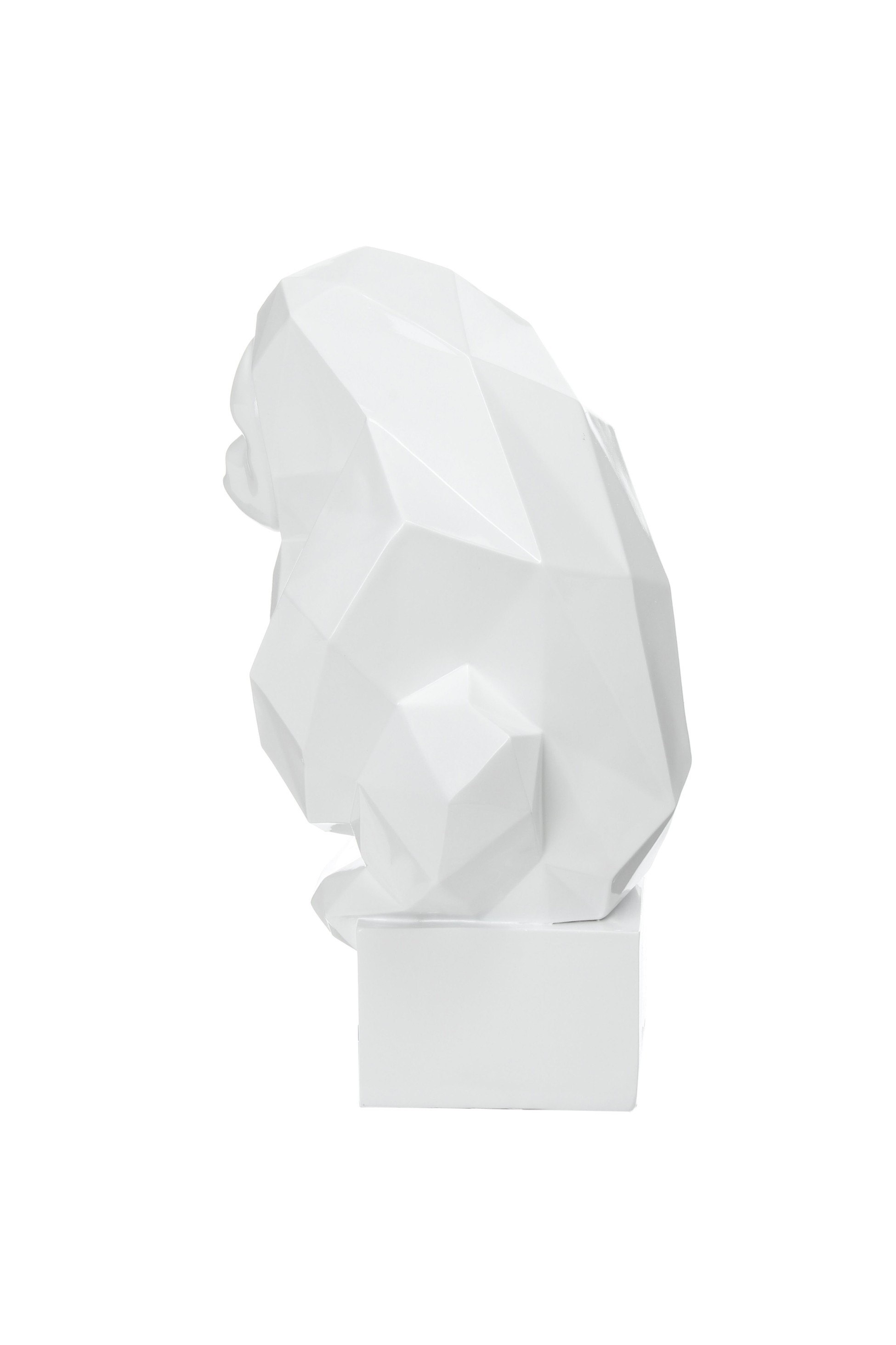 Skulptur Kenya 210 Weiß