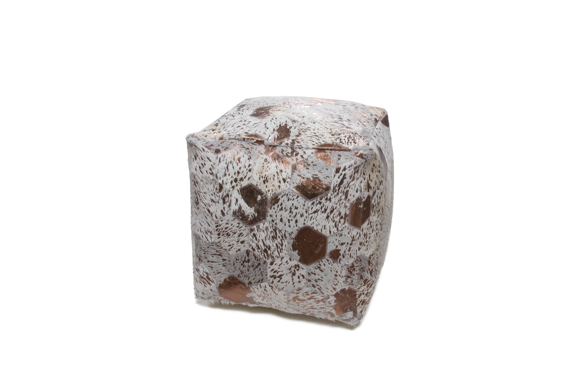 Spark Pouf 210 Elfenbein / Chrom 45cm x 45cm main variant image