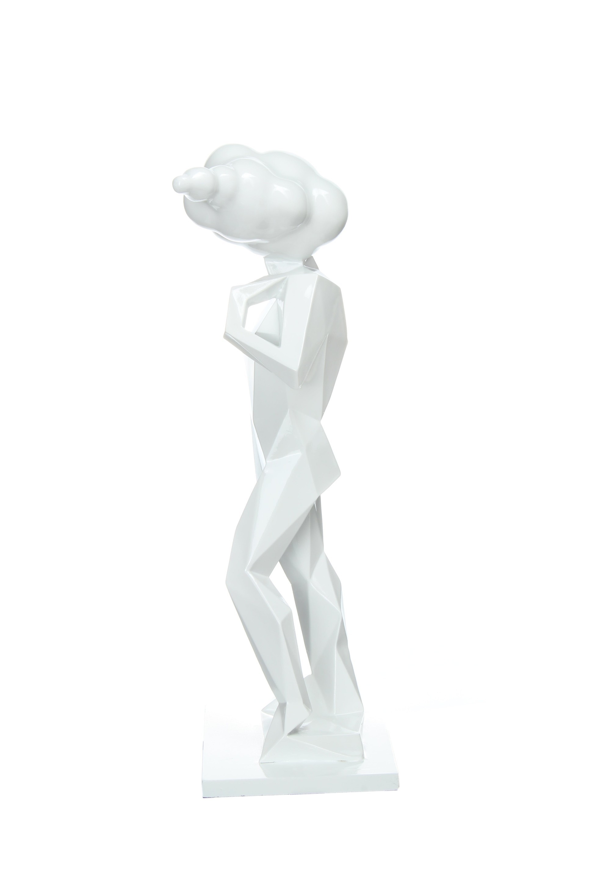 Skulptur Kenya 310 Weiß