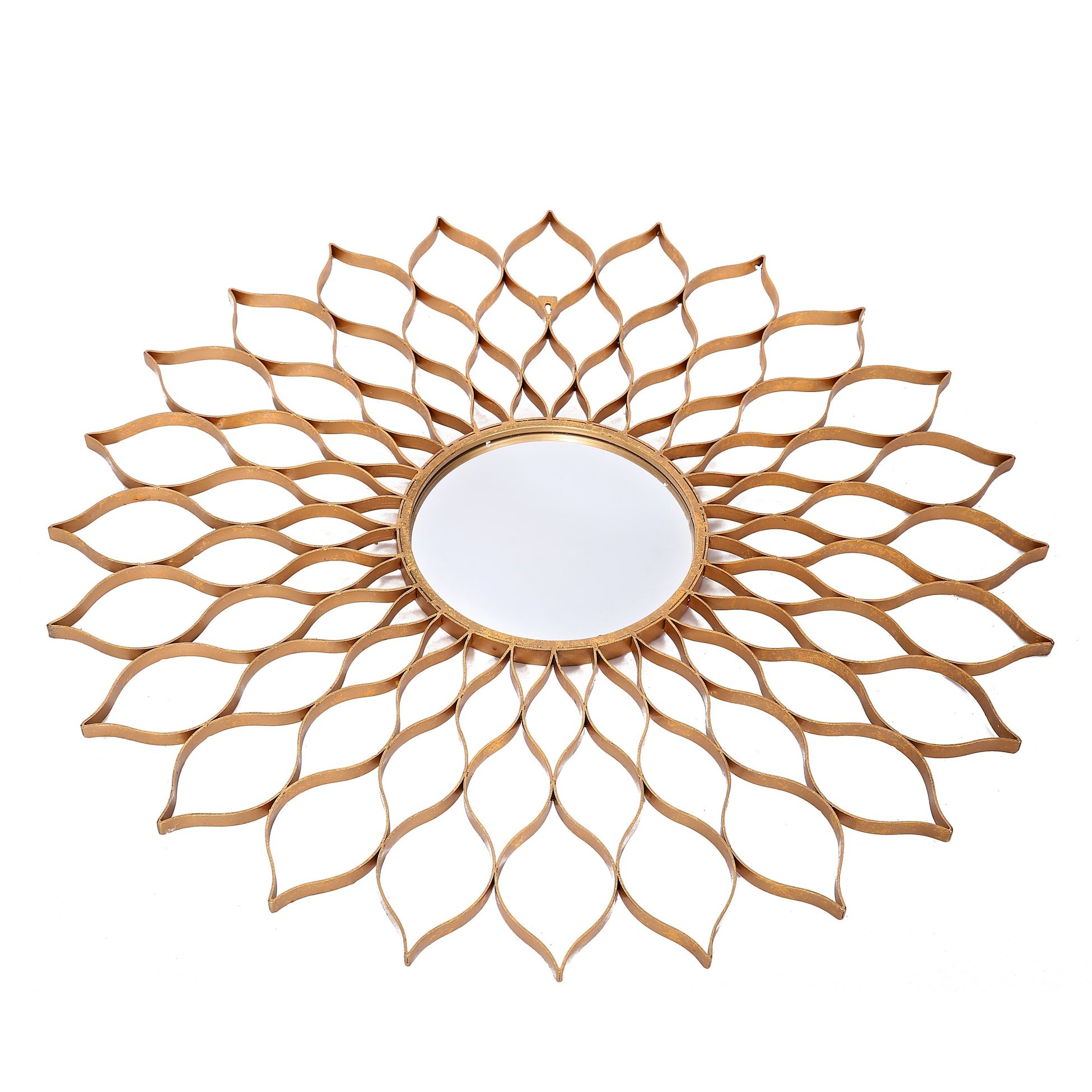 Metall Wandspiegel Nero 102 Gold