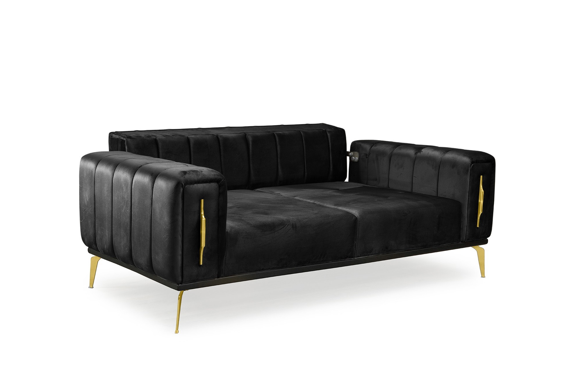 Couch 3-Sitzer IRON in verschiede Farben & Fußfarben