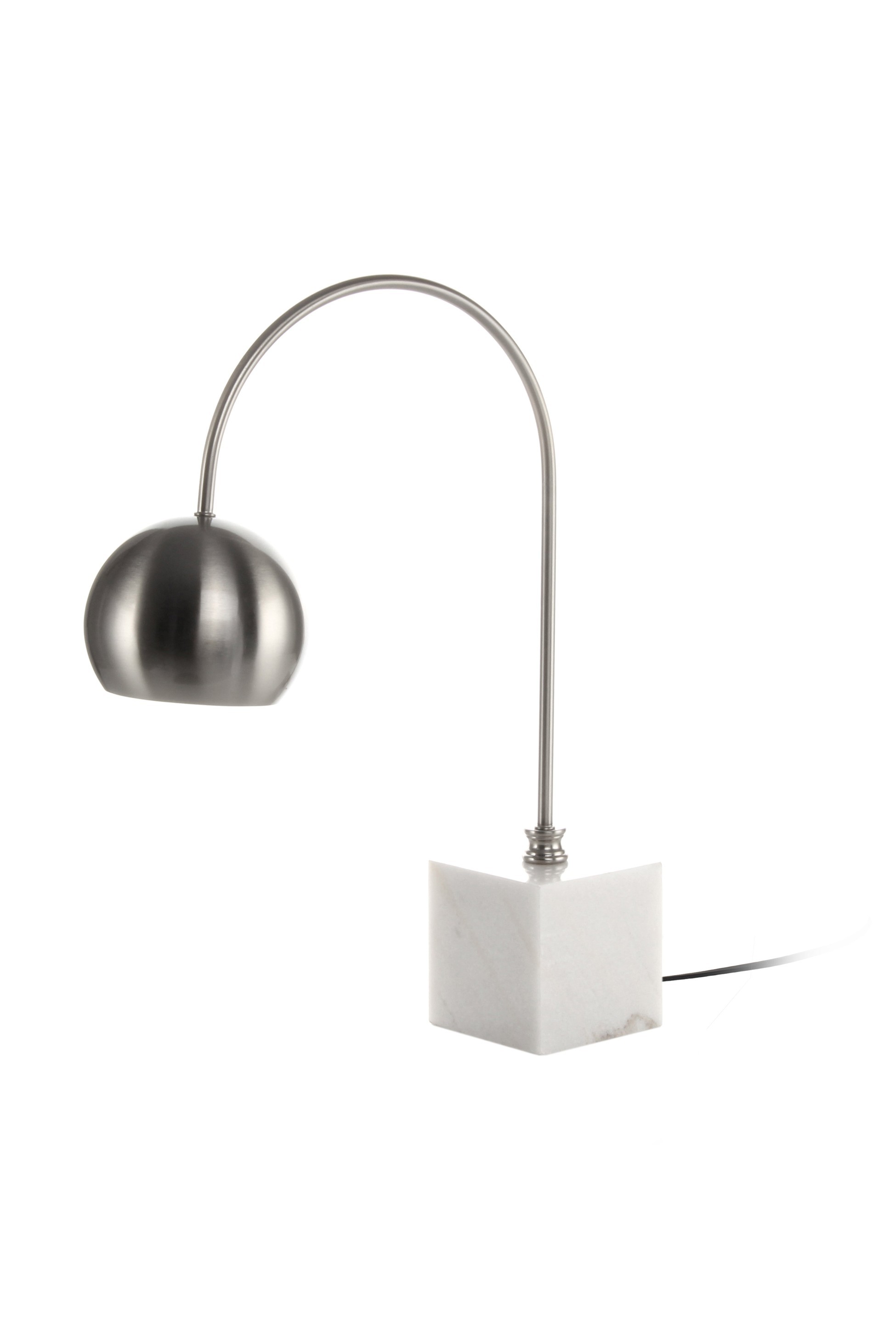 Tischlampe Bella 125 Silber / Weiß main variant image