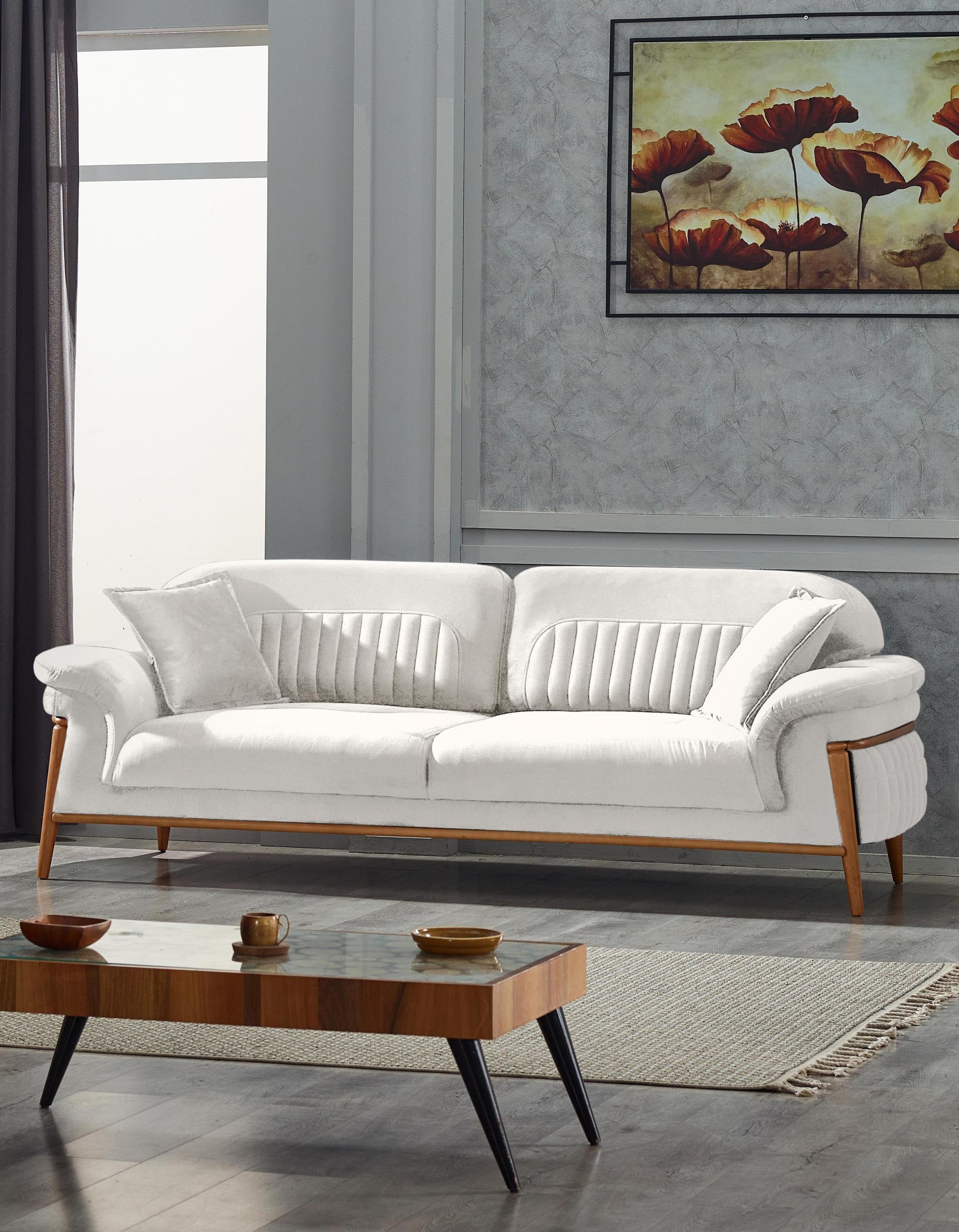KUPON Couchgarnitur 3-Sitzer mit Bett Funktion
