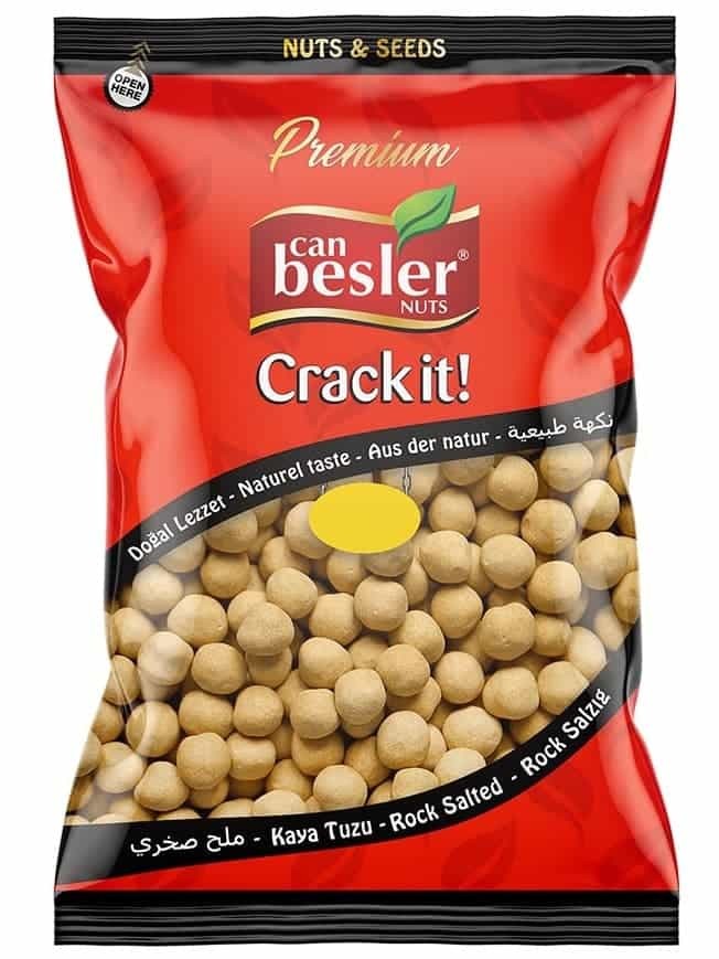 Krispiga Rostade Kikärtor 180g ✖ 12