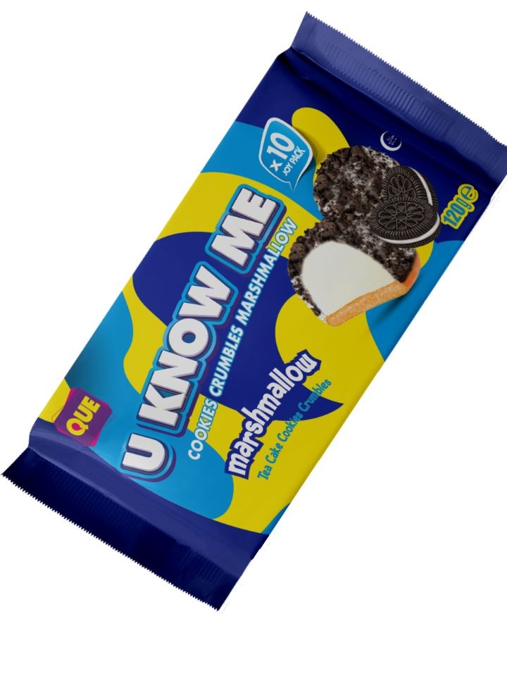 U KNOW ME - Kexsmulor med Marshmallow 120g ✖ 24