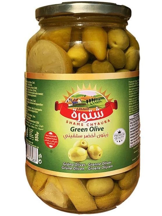 Gröna Oliver i Saltlake 1kg ✖ 12