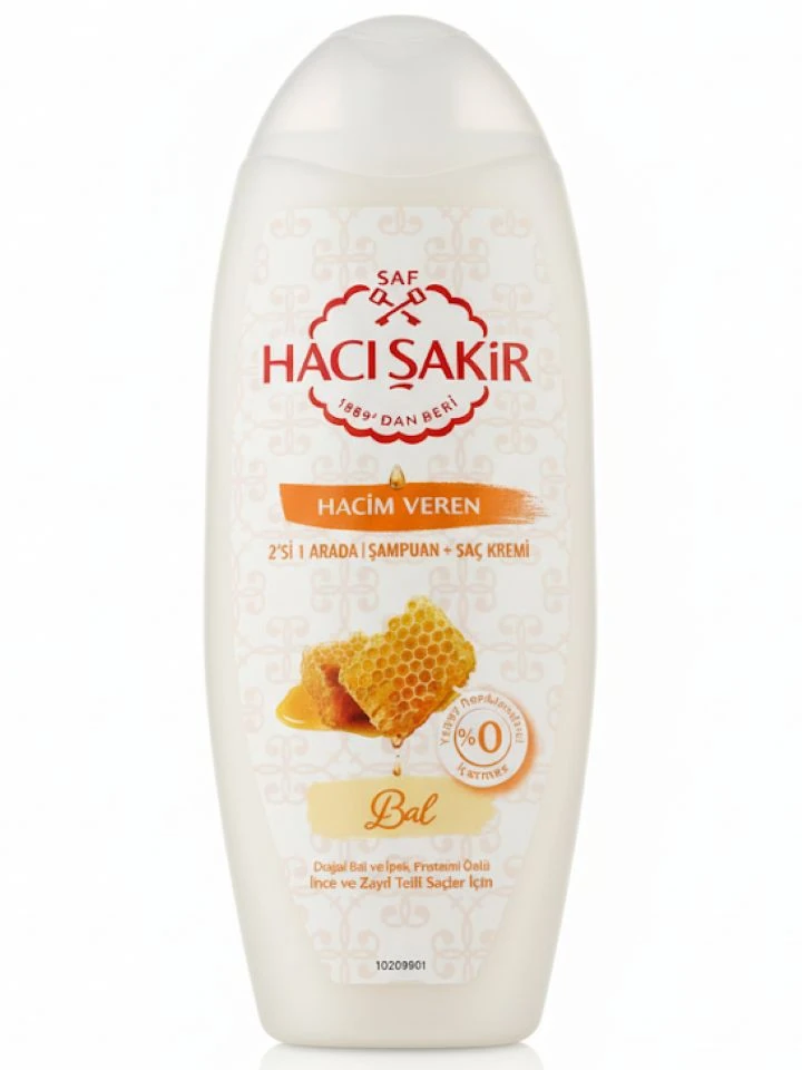 Honung 2-i-1 Schampo+Balsam (För tunt/svagt hår) 500ml _(1 pk/12)