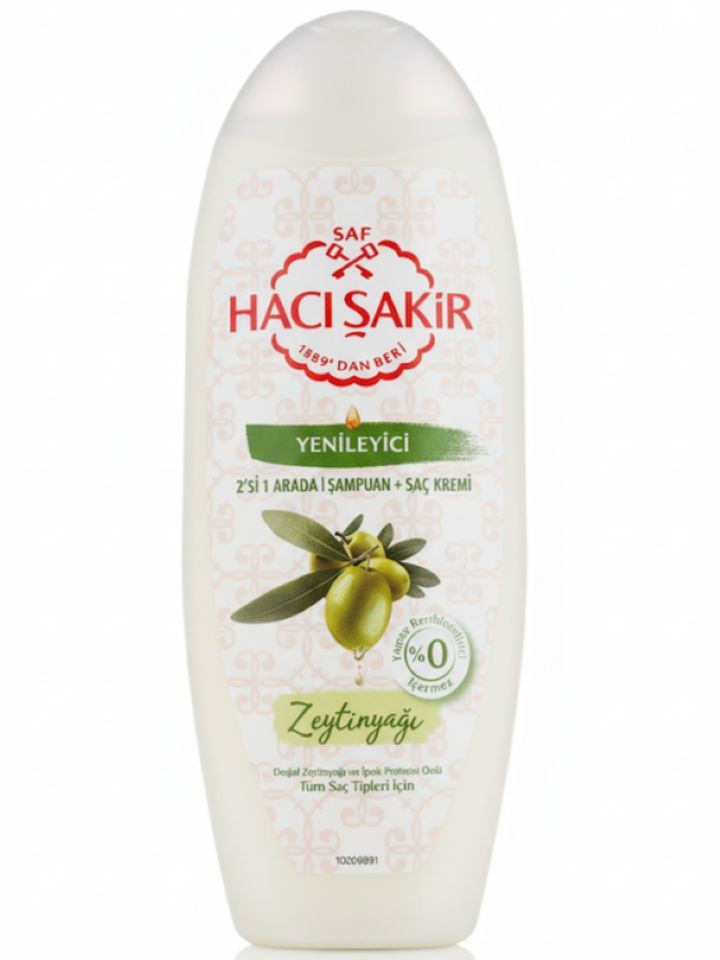 Olivolja 2-i-1 Schampo+Balsam (För alla hårtyper) 500ml ✖ 12