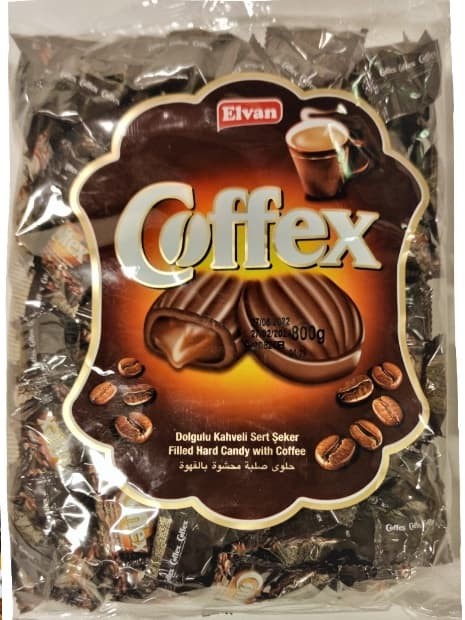 COFFEX Kaffe Karamell Hårda Godisar 800g ✖ 8