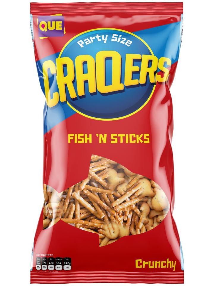 FISHN STICK Smakrik Mixkex 250g ✖ 12