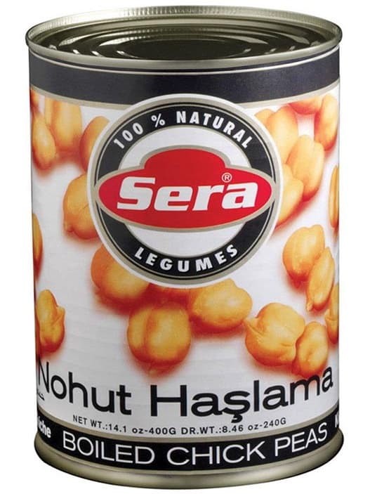 Förkokta Kikärtor i Burk 400g ✖ 24