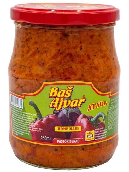 Hemlagad Stark Ajvar 580ml ✖ 12