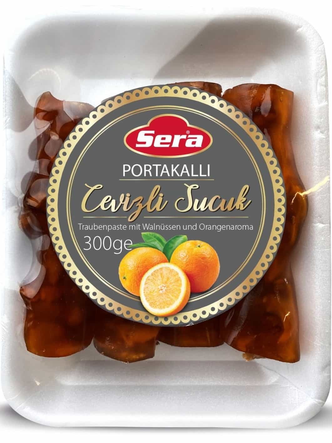 Valnötsdelikatess med Apelsinsmak Pestil Sucuk 300g ✖ 12