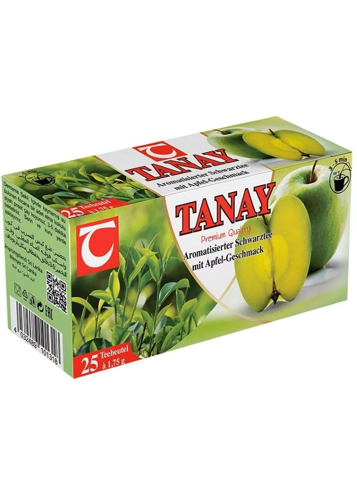 Tanay - Apple Flavored Black Tea (25 Tea Bags)