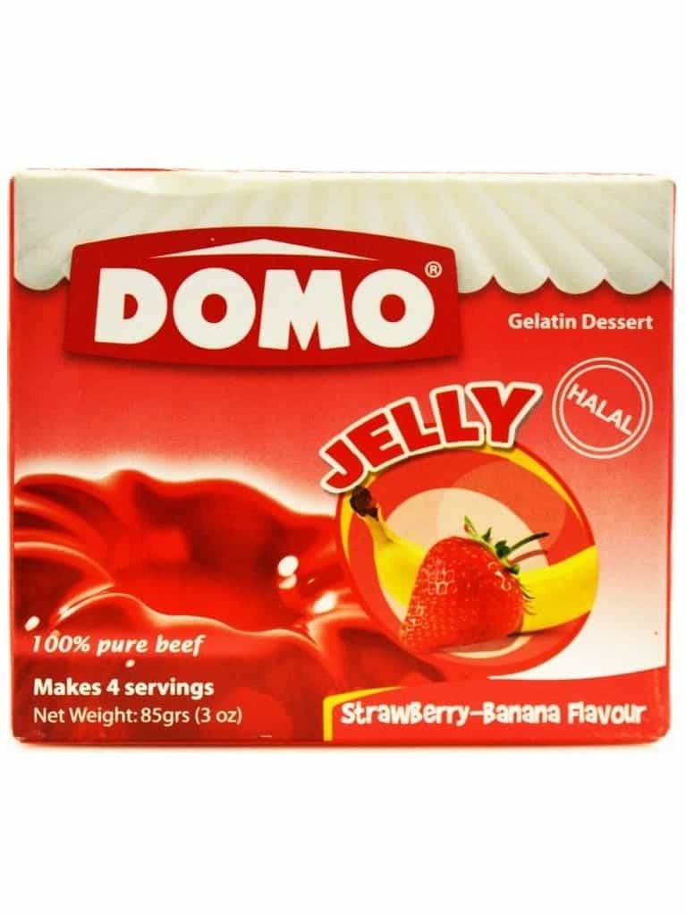 Jordgubb-Banan Gele Dessert 85g ✖ 72