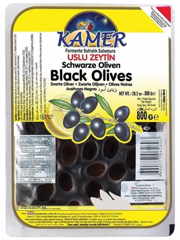 Uslu Svarta Oliver Vakuumförpackade 800g ✖ 12
