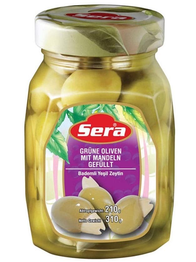 Gröna Oliver med Mandel 350ml ✖ 12