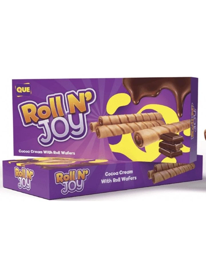 Roll N JOY - Cocoa Cream With Roll Wafers 100g