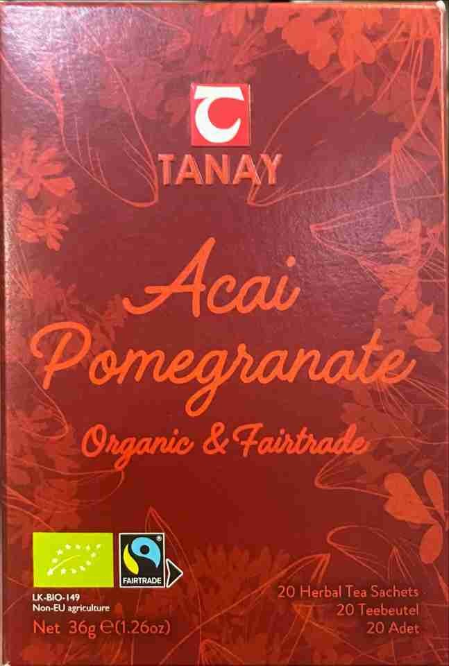 Acai Granatäpple Örtte (Ekologiskt) - 20 Tepåsar ✖ 15