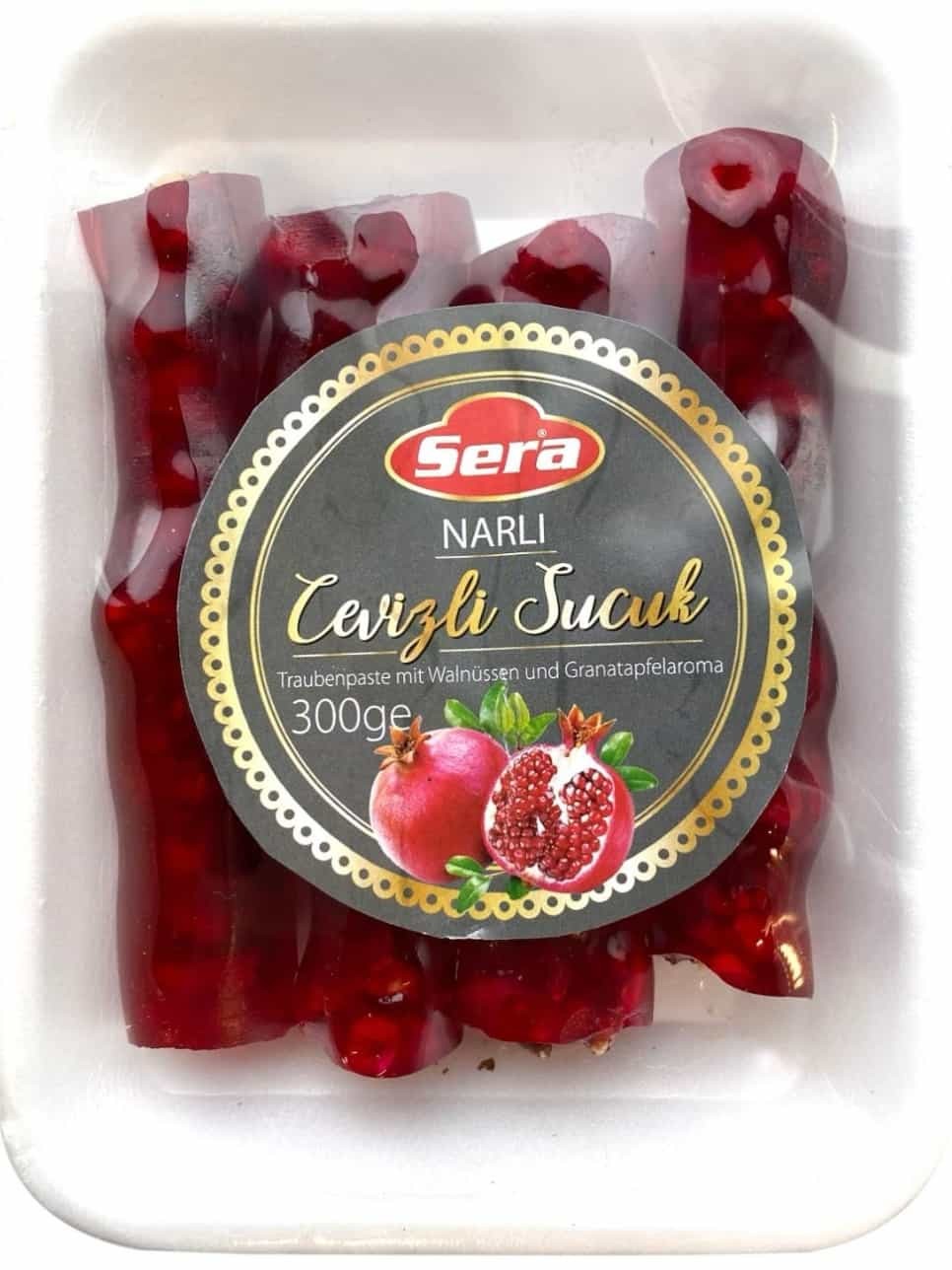 Valnötsdelikatess med Granatäpple Pestil Sucuk 300g ✖ 12