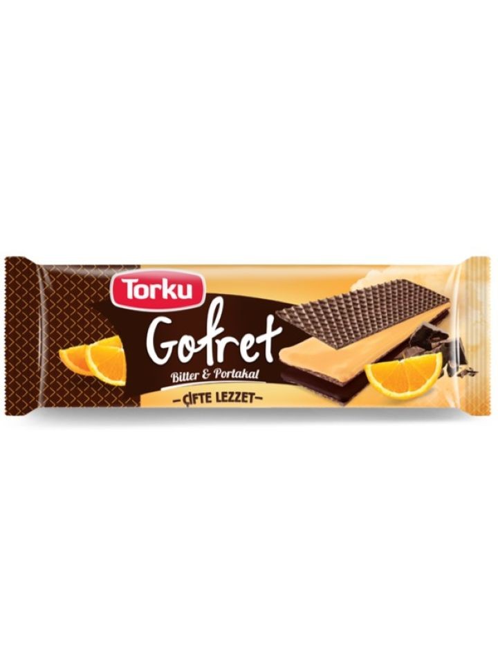 Wafers med Bitter och Apelsinkräm 142g ✖ 19