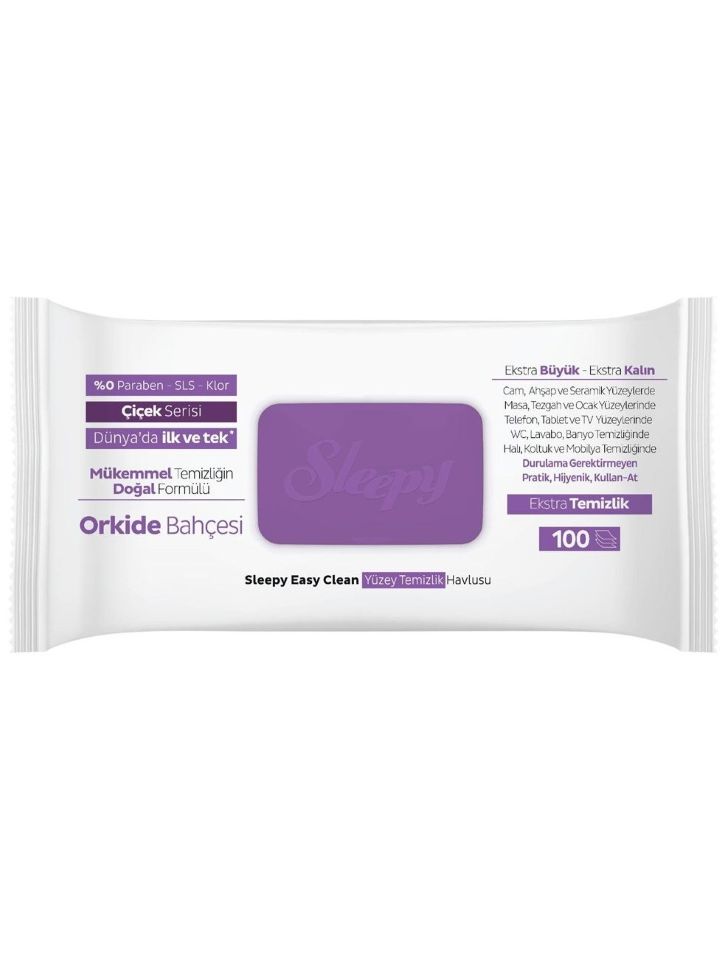 Easy Clean Våtservetter (Orkide) 100 st ✖ 6