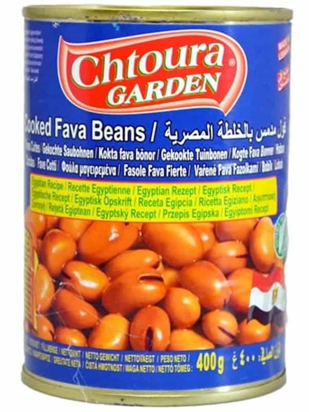 Egyptisk Stil Kokta Bondbönor - Foul Medames 400g ✖ 24