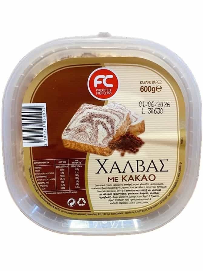 Sesamhalva med Kakao 600g ✖ 12