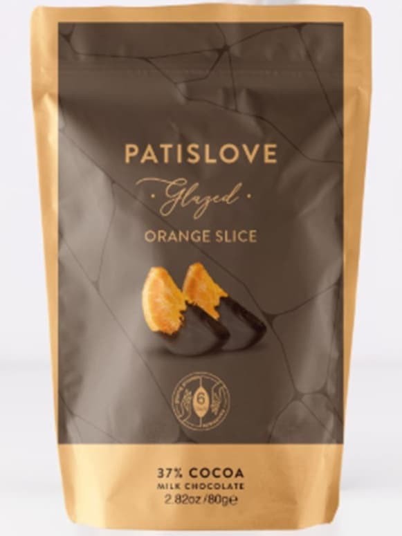 Chokladdoppade Apelsinskivor 80g ✖ 12