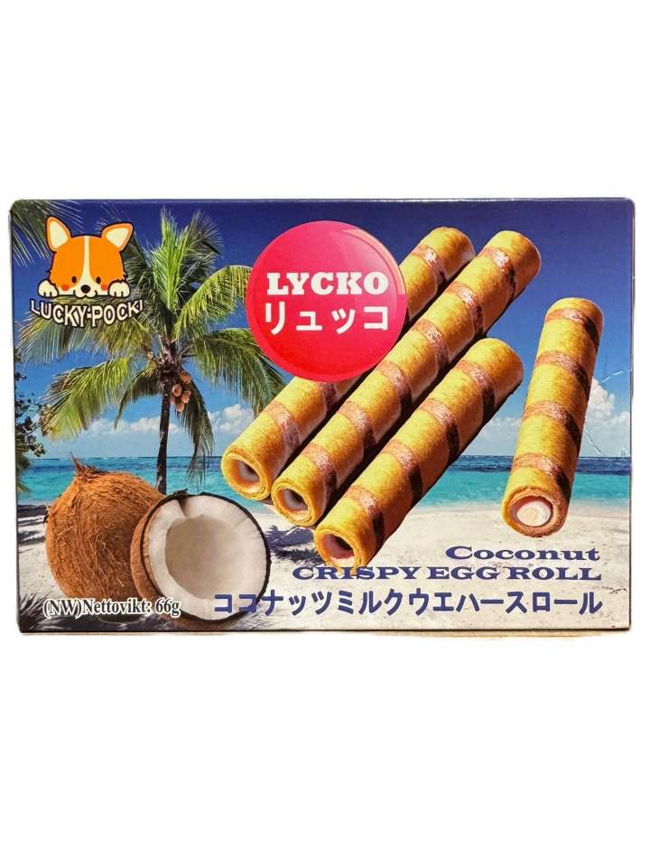 Snack Rolls Coconut 66g