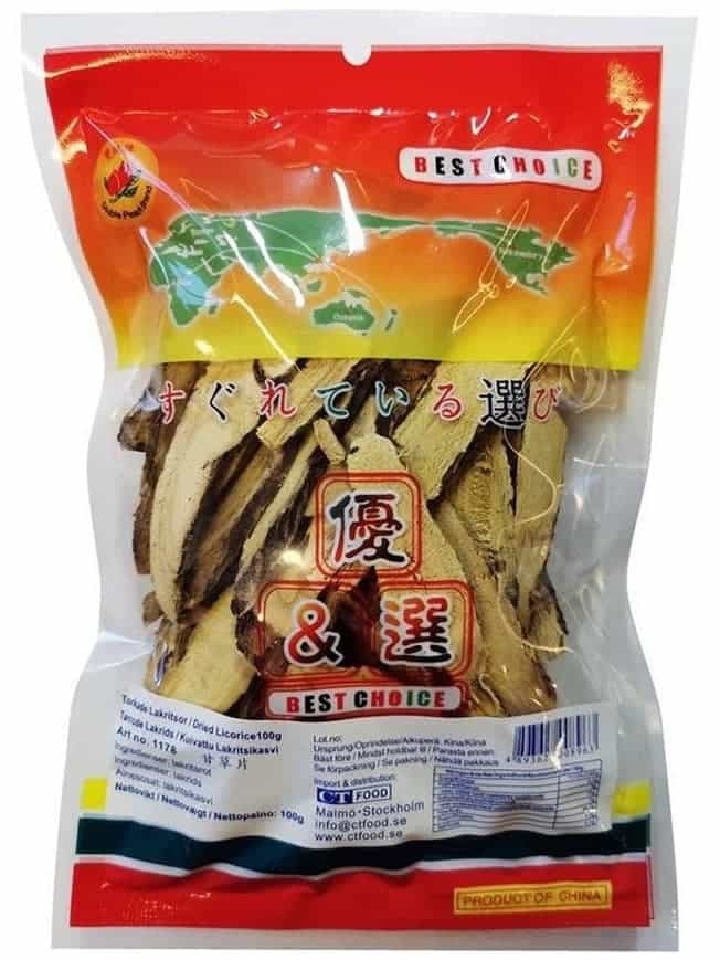 Torkade Lakritsskivor 100g ✖ 25