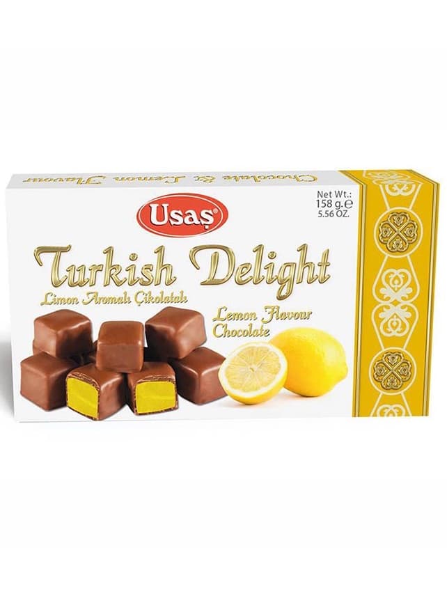 Turkisk Delight - Citronsmaksatt med Choklad 158g _(1 pk/24)