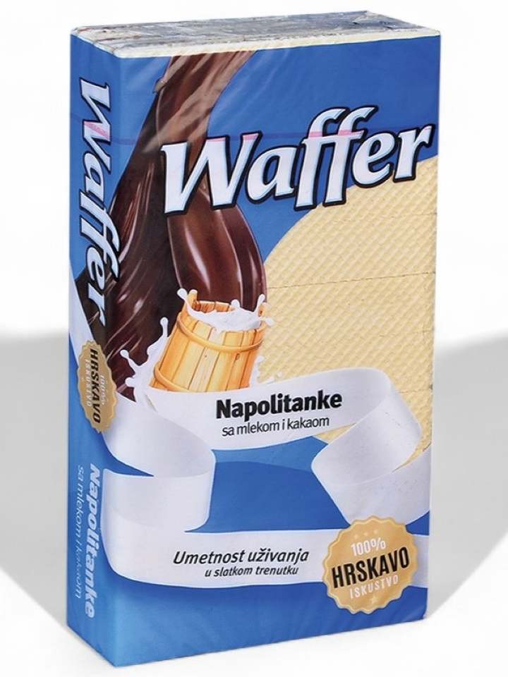 Napolitanke Wafer M Mjölk&Choklad



Fyllning 400g ✖ 12