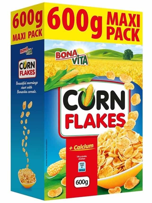 Corn Flakes 600g (Maxipack) ✖ 4