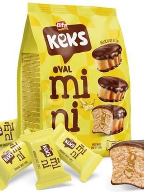Oval Mini Kaka med Banan  ✖ 16