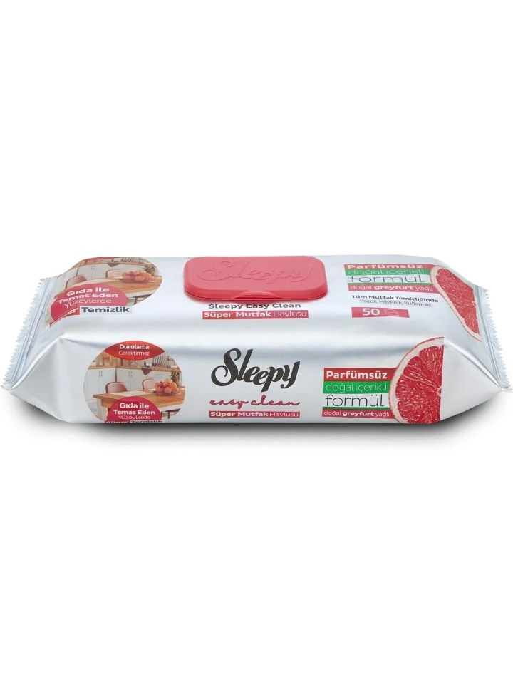 Easy Clean Våt handduk för kök (Grapefrukt) 50st _(1 pk/12)