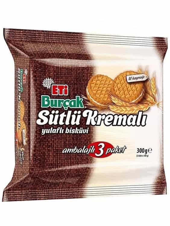 Burcak Havrekex med Mjölkkräm 3-Pack 300g ✖ 9