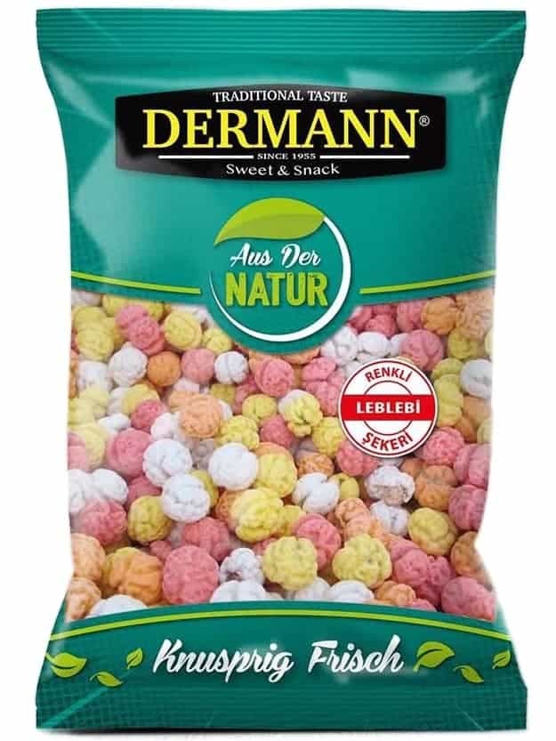 Färgglada Sockeröverdragna Kikärtor 200g ✖ 12