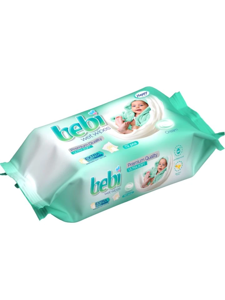 Våt Servetter Bebi med Kräm 72pcs _(1 pk/24)