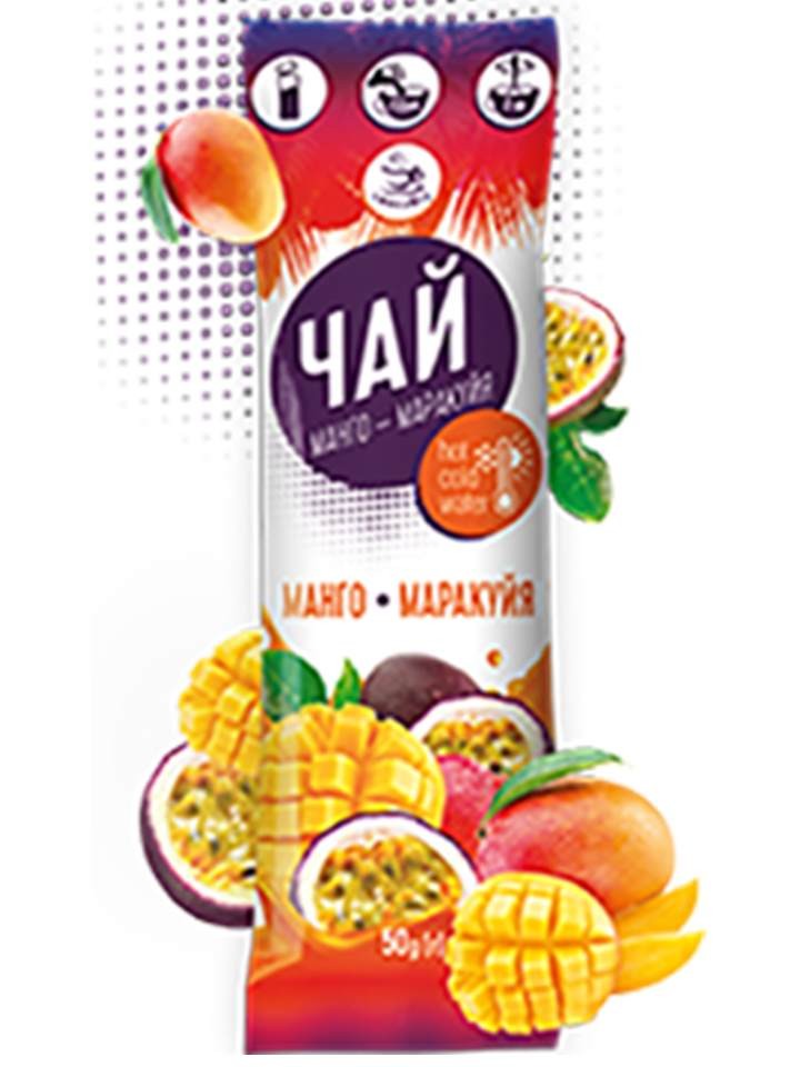 Flytande te koncentrat (Mango–Passionsfrukt) 50g ✖ 12