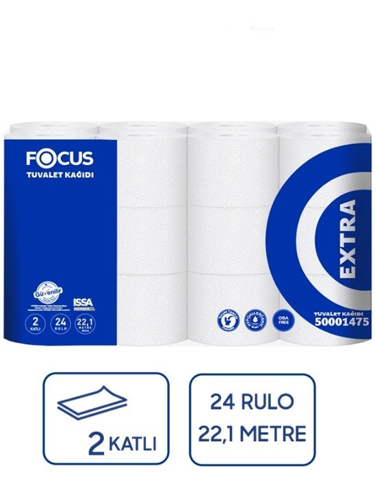 Extra Dubbelskikt Toalettpapper 24 Rullar ✖ 3