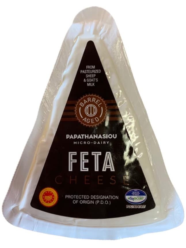 Fetaost (Får- och Getmjölk) (Lagrad i Tunna) - Papathanasiou 190g ✖ 12