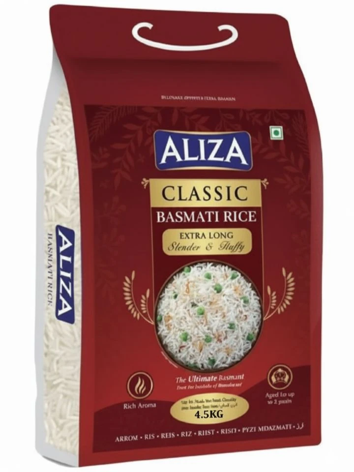 Basmati Ris - Klassisk (röd paket) 4,5kg _(1 pk/3)