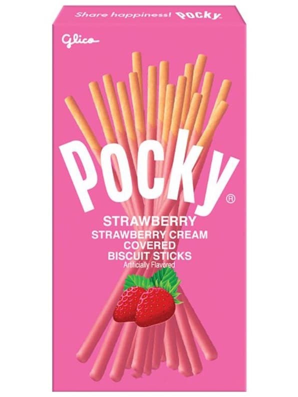 Pocky Jordgubb Smak Kexpinnar 43g ✖ 10