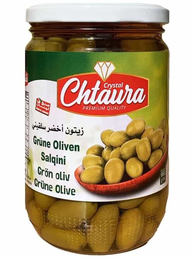 Gröna Oliven Salkini 660g _(1 pk/12)