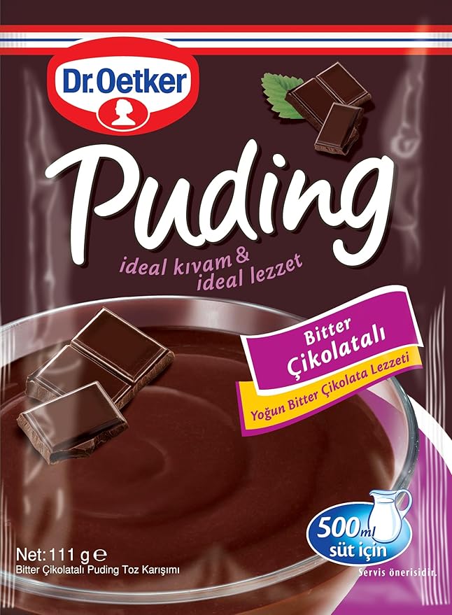 Buddingpulver bitter chocklad 111g