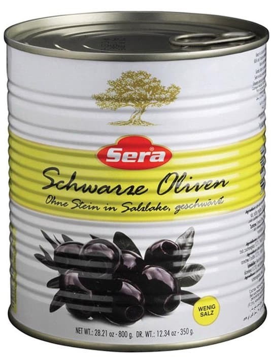 Urtagna Svarta Oliver Lättsaltade 1kg ✖ 12