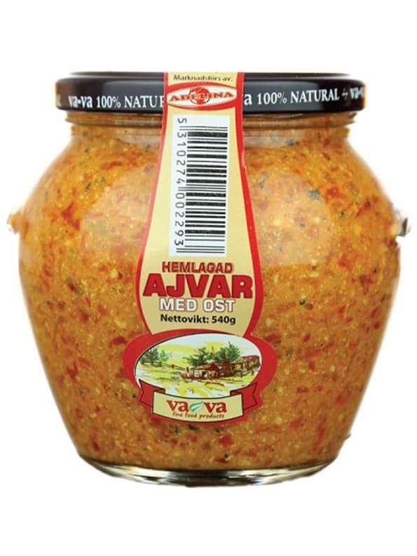 Ajvar med Ost - Hemlagad 540g ✖ 6
