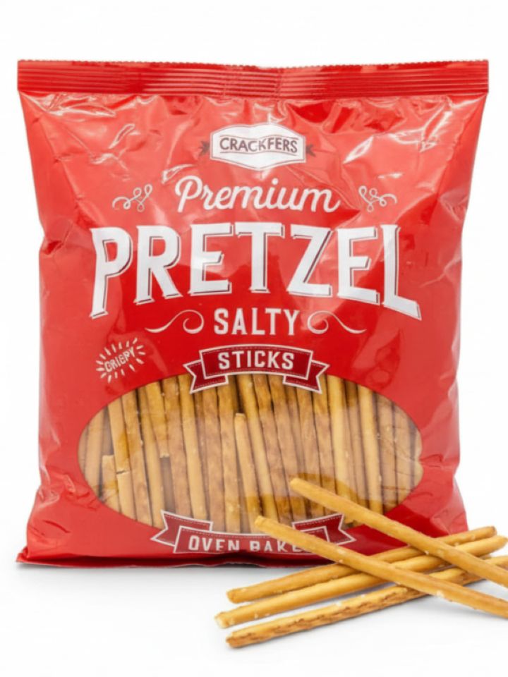 Crackfers Pretzel Sticks Saltkringlor - Ugnsbakat 150g ✖ 30